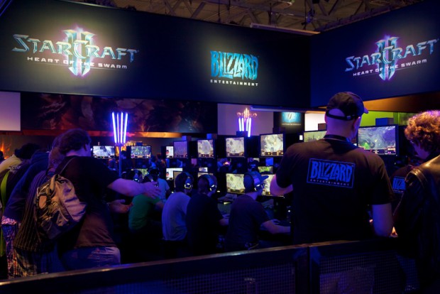 Starcraft 2 Heart of the Swarm war anspielbar. (Bild: Michael Wieczorek)